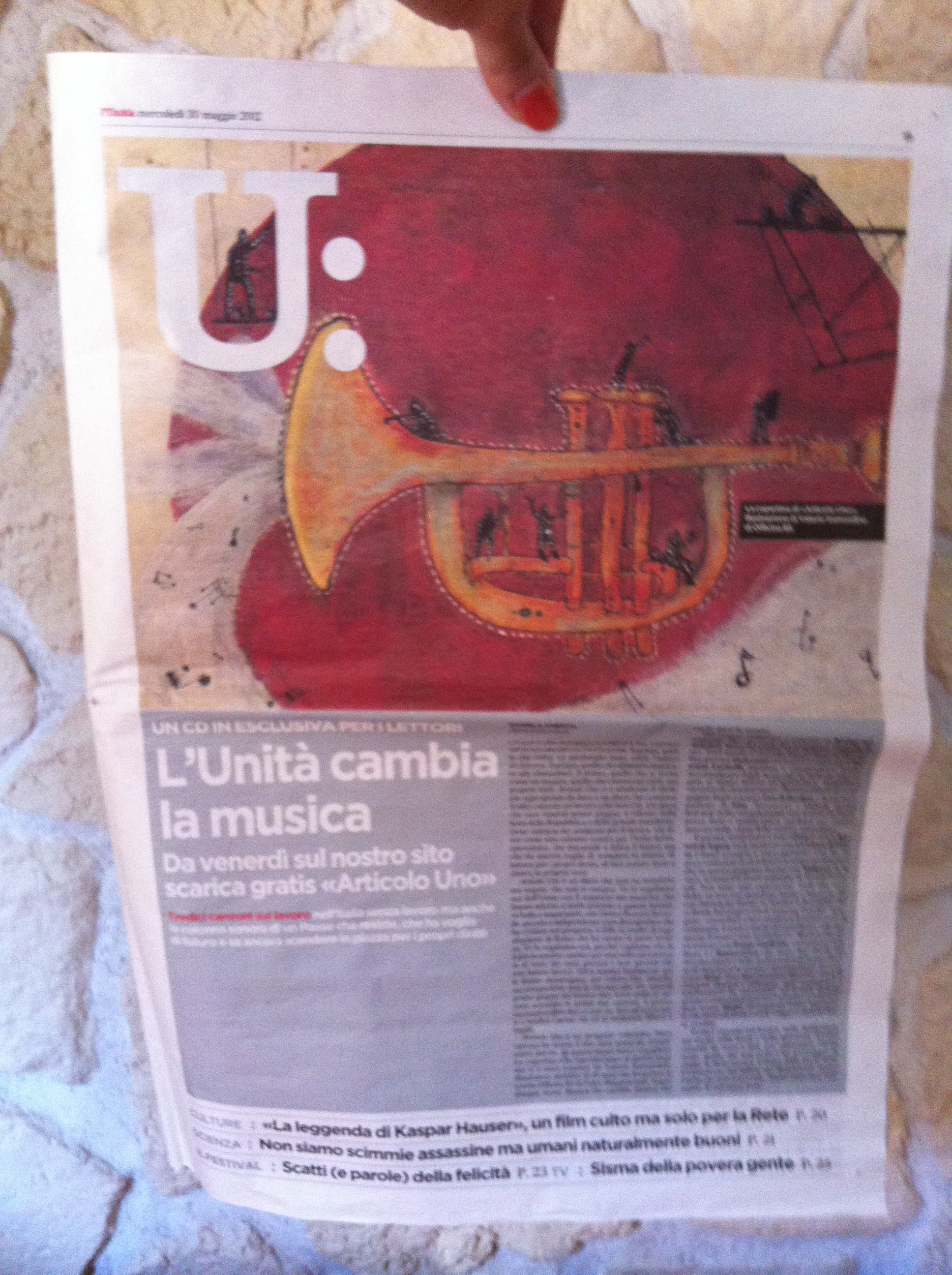Articolo Uno su L'Unità